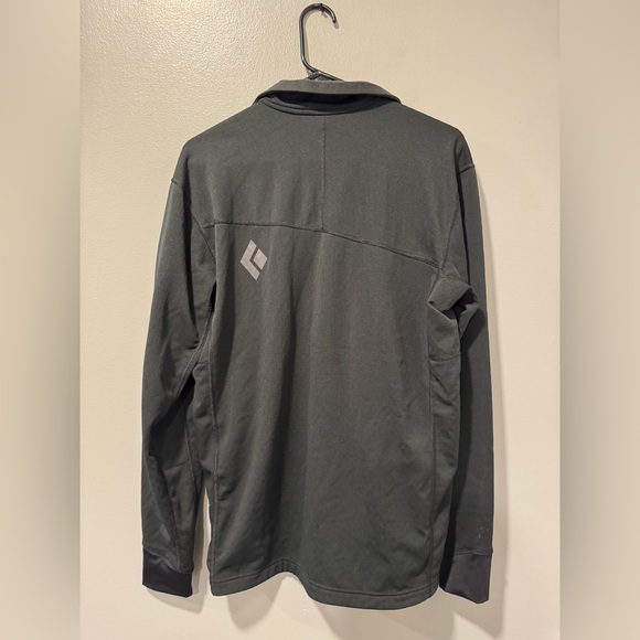 Black Diamond Men’s 1/2 Zip Black Fleece Jacket Size Large - Picture 2 of 8